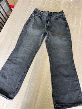 Pistola Women’s Washed Black Cropped Jeans